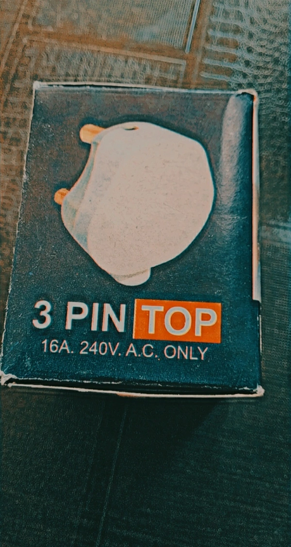 Make In India  3 Pin Top  Power Pluck  - White, No