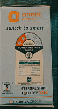 Orient Electric Led Bulb 12w - White