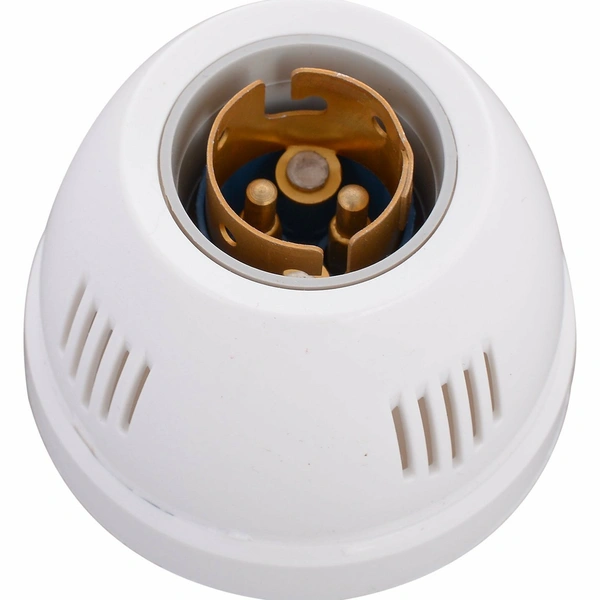 NS Point  Fancy Jumbo Bulb Holder for home (White, pack of 5 - White