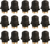 Ayushi  Electricals Black Pendant Bulb Holder Plastic Pack of 15 Pcs ... - Black