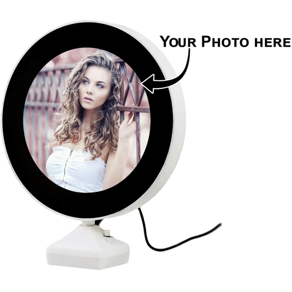 Magic Mirror Photo Frame (One Chatging Cable +one Magic Mirror) 
