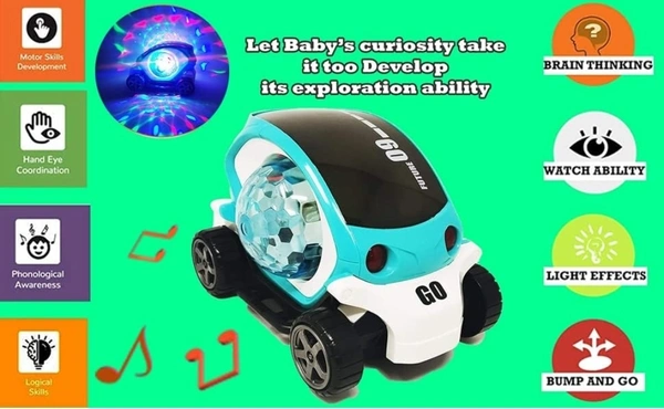 09 Future Car With 4D Lights, Music And Rotating Lights
