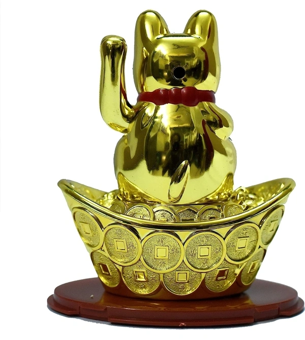 High Quality Feng Shui Lucky Cat(solar Panel Version) 