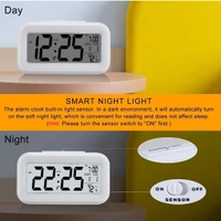 Digital Alarm Clock , Battery Operated,with Date, Temperature, Time , Lcd Clock