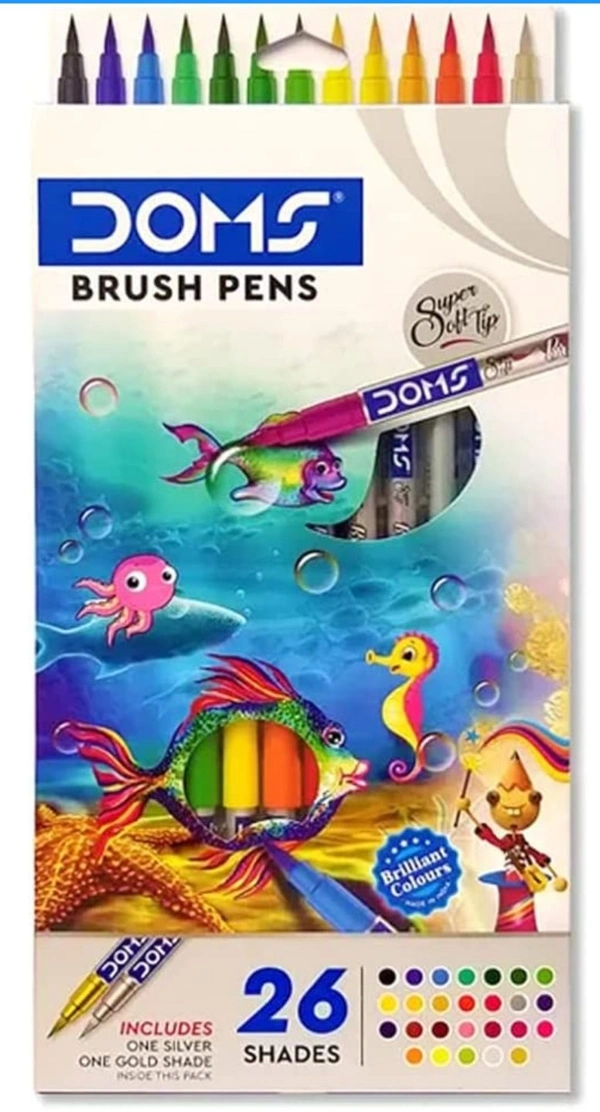 Doms Brush Pens 26 Shades - 26 Shades