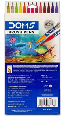 Doms Brush Pens 26 Shades - 12 Shades