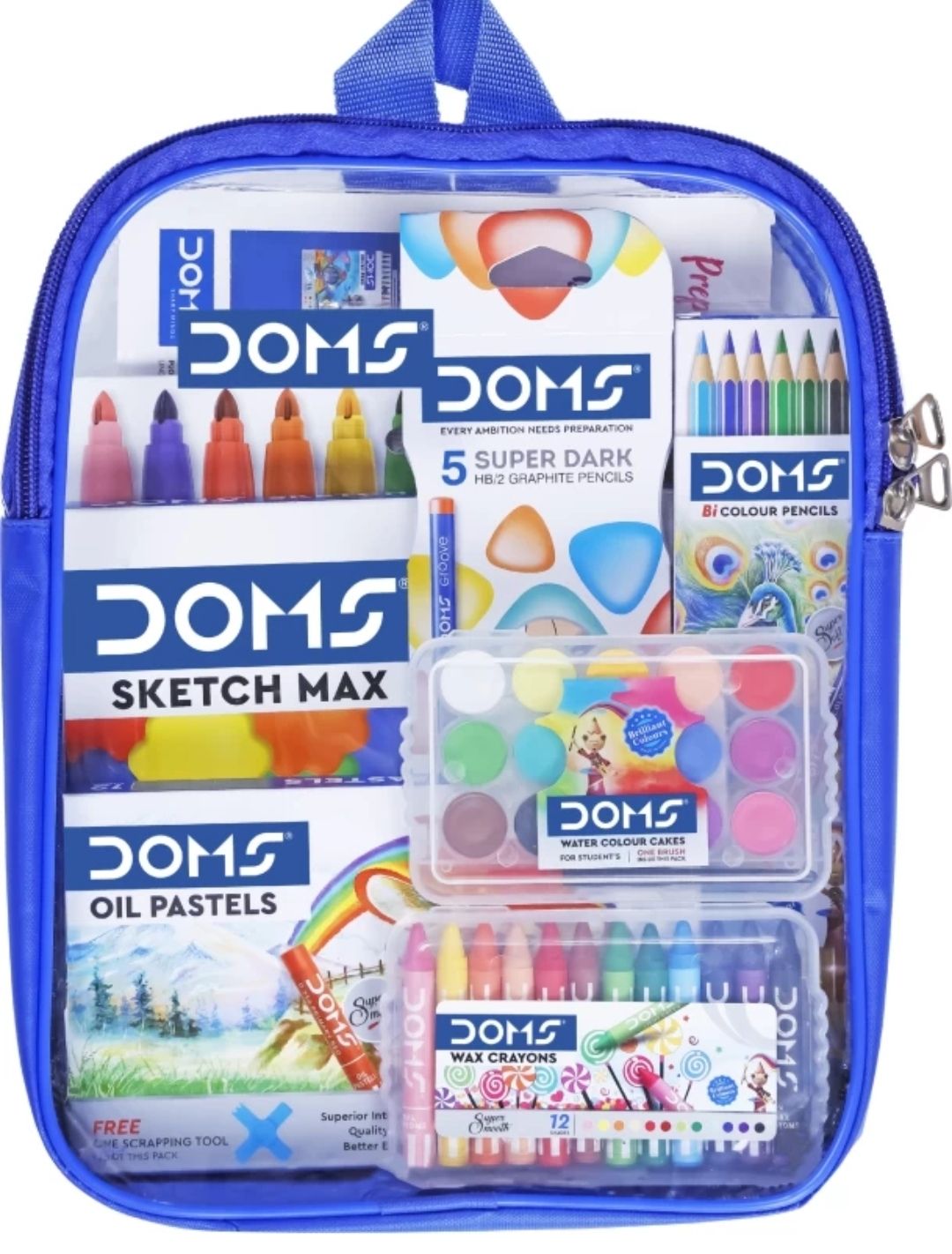 Buy DOMS Smart Kit, Stationery Set, Assorted Colours, Plastic at the best  price on Monday, March 18, 2024 at 5:06 pm +0530 with latest offers in  India. Get Free Shipping on Prepaid