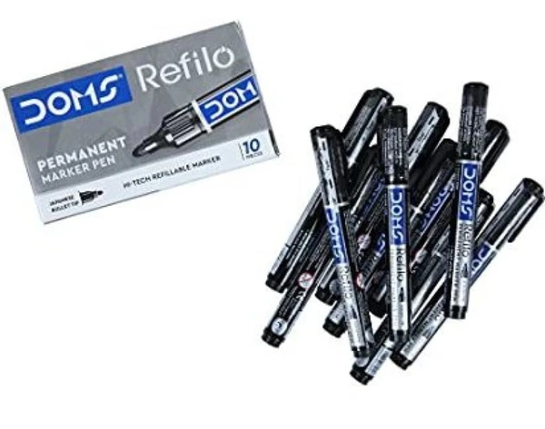 Doms Whiteboard Marker (10 Piece Set)  - Red
