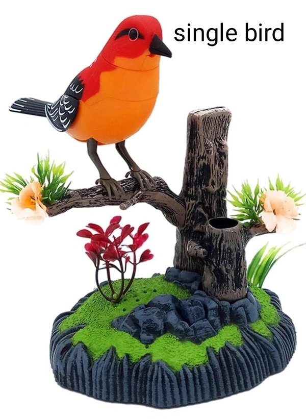 Voice Controlled Chirping Bird Pen Stand(2 Variants) Cheapest Price In Market - Double Bird