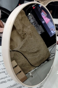 Circular Magic Mirror Photo Frame (Customisable)  - Customisable