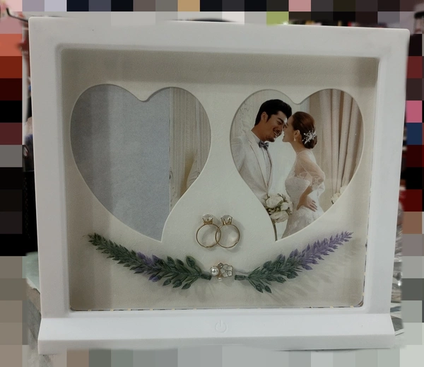 Mirrorrd Photo Frame Big With Touch Switch (3light Modes) Customisable - Customisable
