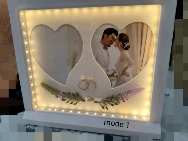 Mirrorrd Photo Frame Big With Touch Switch (3light Modes) Customisable - Customisable