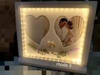 Mirrorrd Photo Frame Big With Touch Switch (3light Modes) Customisable - Customisable