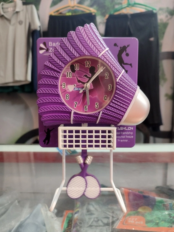 Badminton Table Clock Working Pendulam