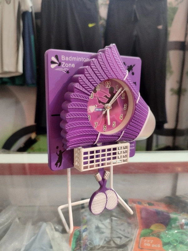 Badminton Table Clock Working Pendulam