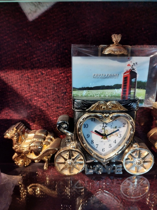 Horse Clock Photo Frame
