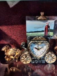 Horse Clock Photo Frame