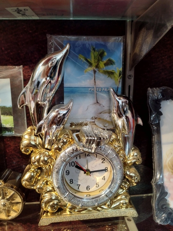 Dolphin Clock Photo frame 