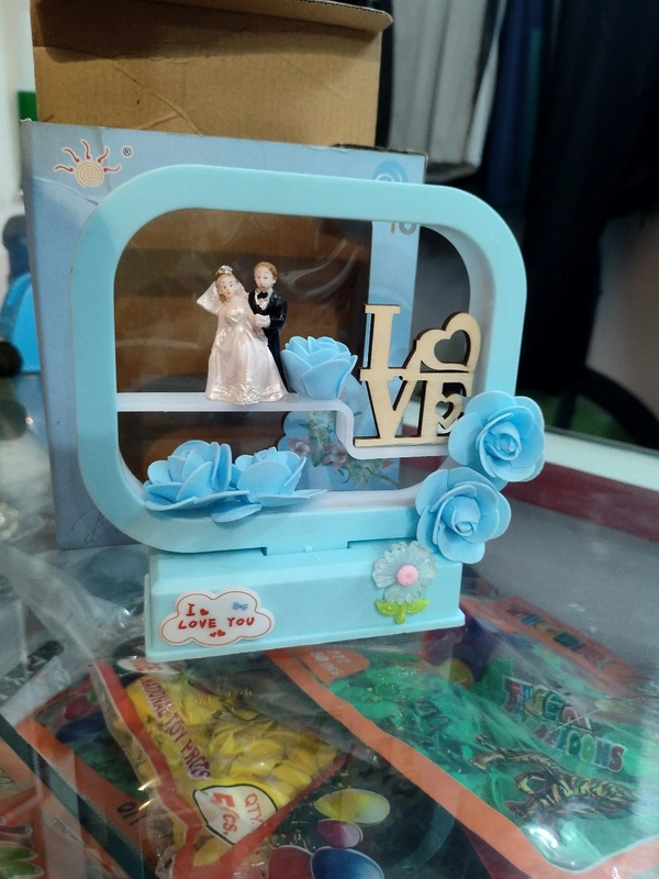 Best Wishes Musical Showpiece With Light , Battery Operated