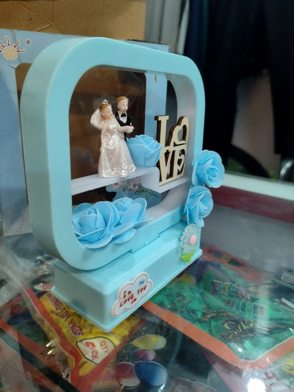 Best Wishes Musical Showpiece With Light , Battery Operated