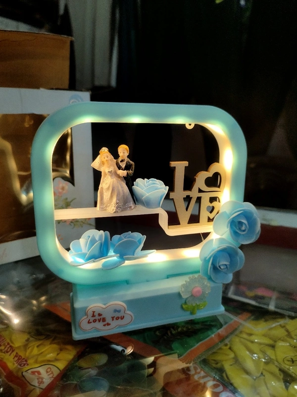 Best Wishes Musical Showpiece With Light , Battery Operated