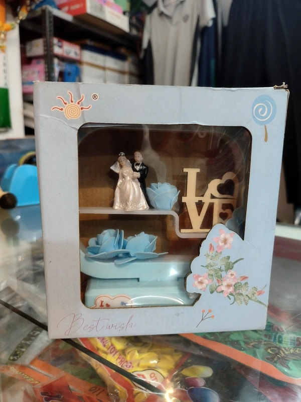 Best Wishes Musical Showpiece With Light , Battery Operated