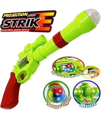 3D Projection Gun With Music And Lights For Kids - Green