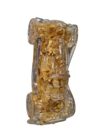Old Car Shape Paper Weight - Gold