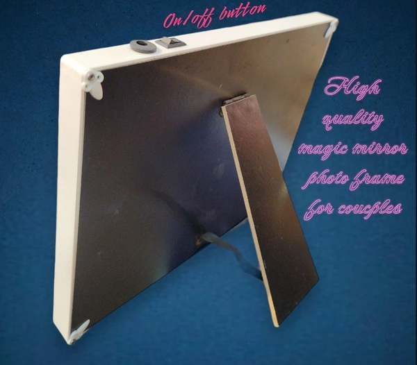 High Quality Magic Mirror Photo Frame - White, Non Customisable