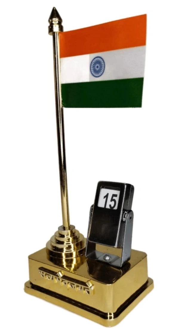 Indian Flag With Calendar For Office Purpose Or Gifting 