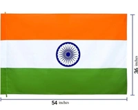 40*60 Inch Indian Flag (Cotton)   - 36*54