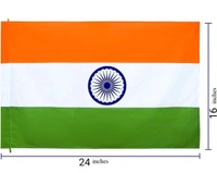 40*60 Inch Indian Flag (Cotton)   - 16*24