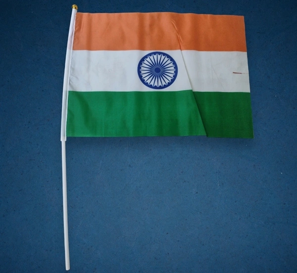 Indian Flags Best Quality Hand Flags - 12*18