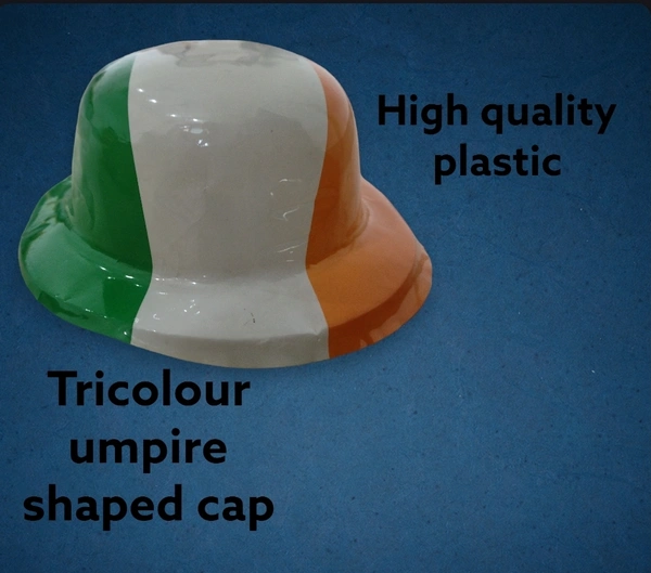 Plastic Umpire Tricolor Cap 