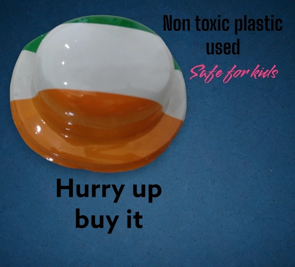 Plastic Umpire Tricolor Cap 