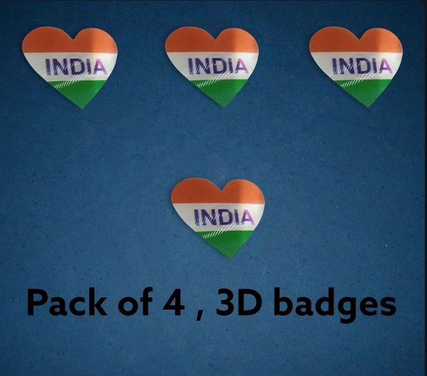 Hear Shaped 3d Badge - 4