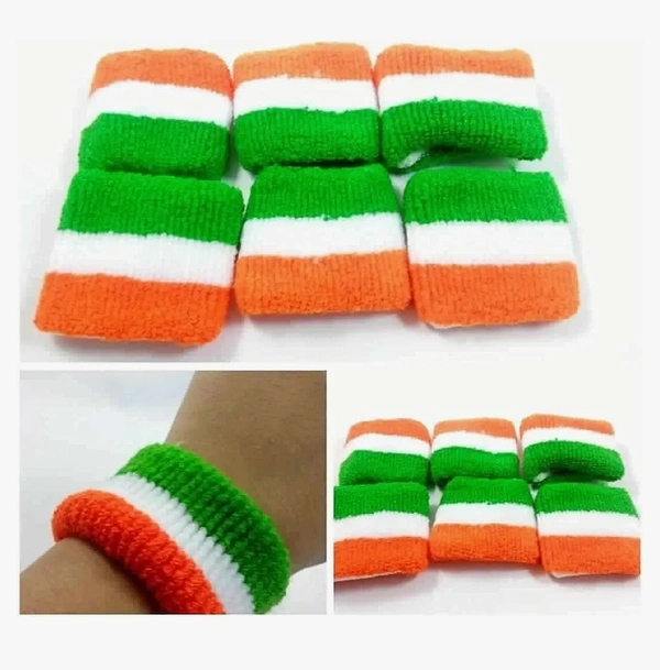 Tricolour Wrist Band Small  - 6