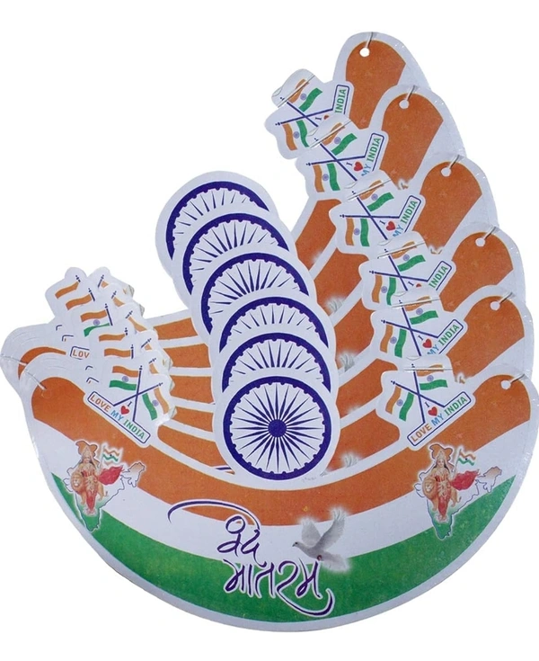 Vande Matram Paper Caps  - 10
