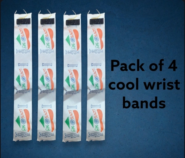 New Arrival, Tiranga Cool Wrist Band  - 4, Green