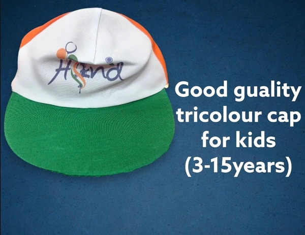 Caps For Kids Tricolour