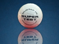 Gravity White Super Test Leather Ball
