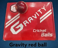 Gravity Red Leather Ball Test Series - Red