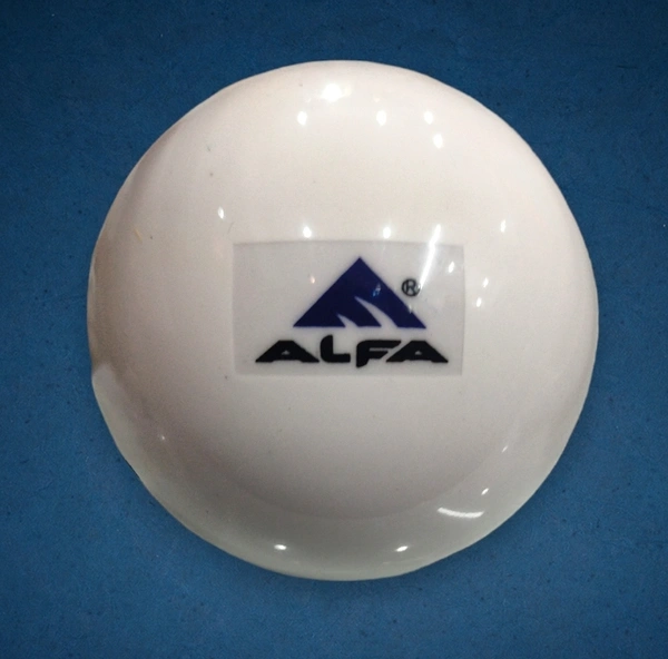 Alfa White Plain Hockey Ball - White