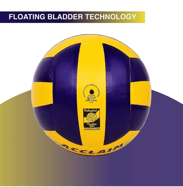 Cosco Acclaim Volleyball (With Inflating Needle)  - Yellow, 4