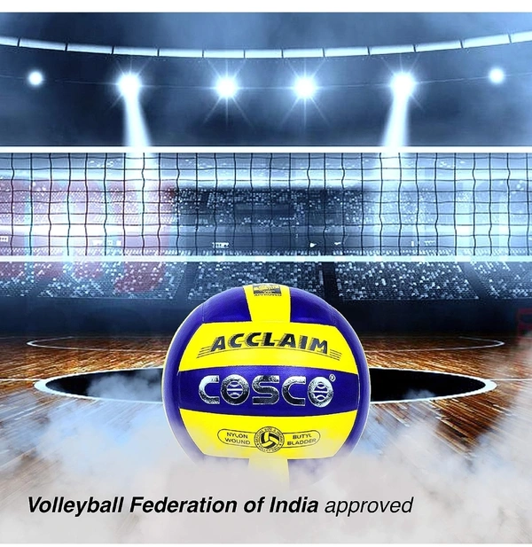 Cosco Acclaim Volleyball (With Inflating Needle)  - Yellow, 4