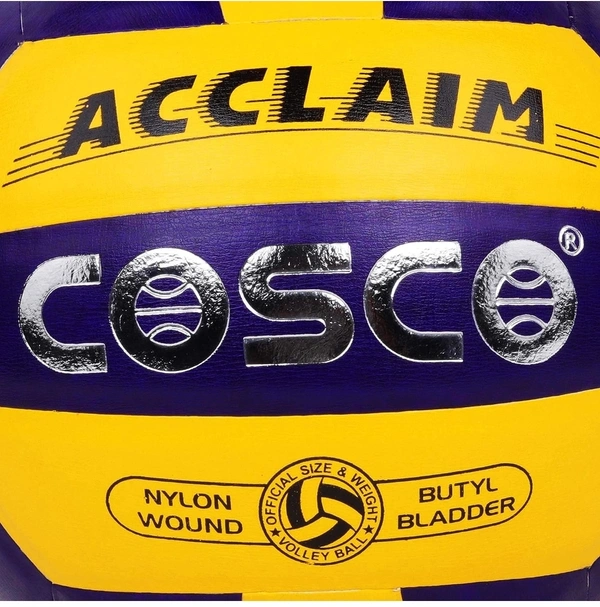 Cosco Acclaim Volleyball (With Inflating Needle)  - Yellow, 4