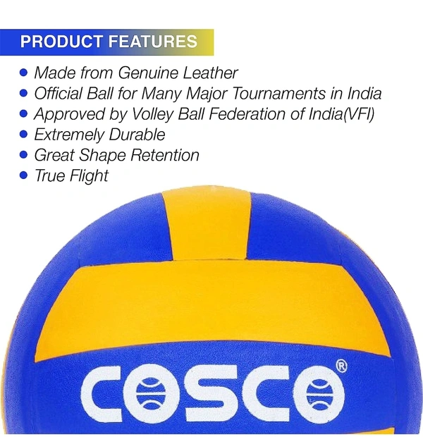 Cosco Super Volley Volleyball - 4, Yellow