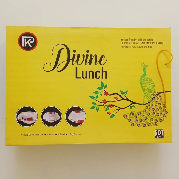 Divine Lunch (Dinner Gift Set With Hanging Bag) 10pcs Set - 10 Pcs