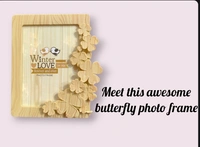 Butterfly Beautiful Photo Frame - Customisable