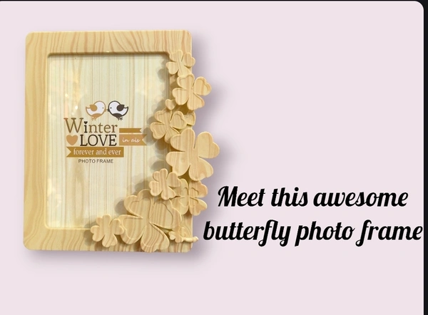 Butterfly Beautiful Photo Frame - Customisable
